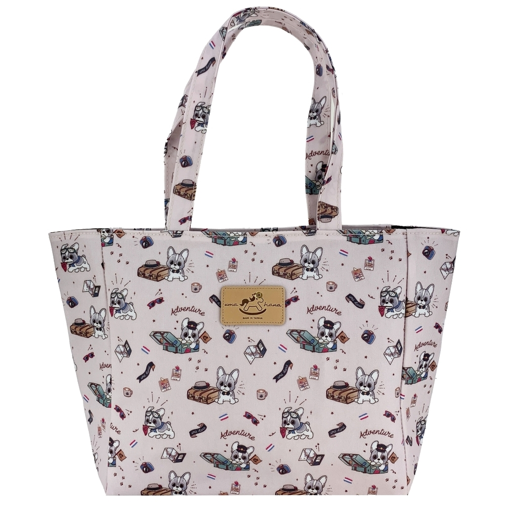 Waterproof French Bulldog Medium Tote Shoulder Handbag